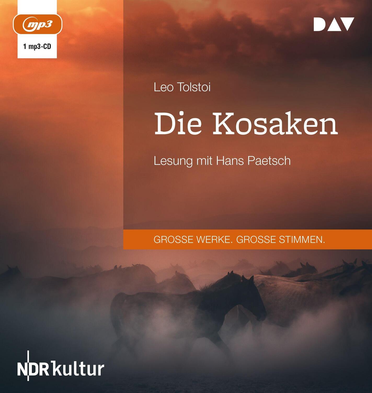 Cover: 9783742421708 | Die Kosaken | Lesung mit Hans Paetsch | Leo Tolstoi | MP3 | Deutsch
