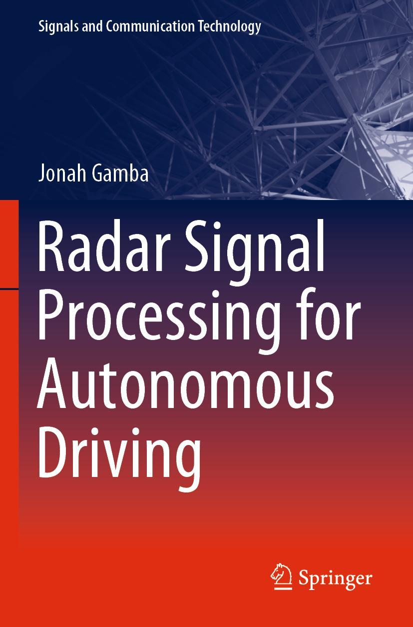 Cover: 9789811391958 | Radar Signal Processing for Autonomous Driving | Jonah Gamba | Buch