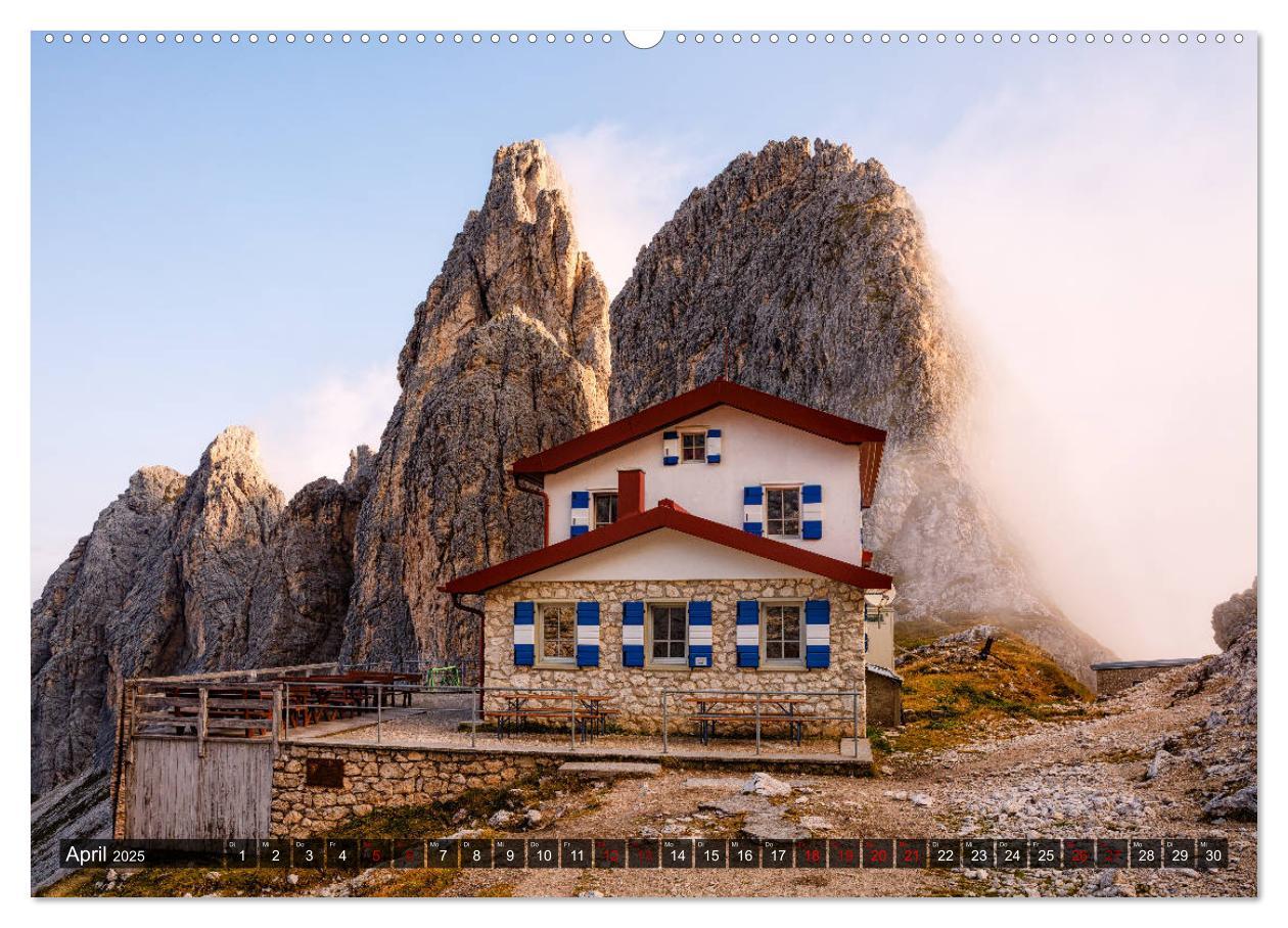 Bild: 9783435270842 | Hüttenzauber: Berghütten in den Alpen (Wandkalender 2025 DIN A2...