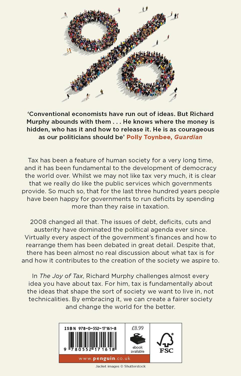 Rückseite: 9780552171618 | The Joy of Tax | Richard Murphy | Taschenbuch | Englisch | 2016