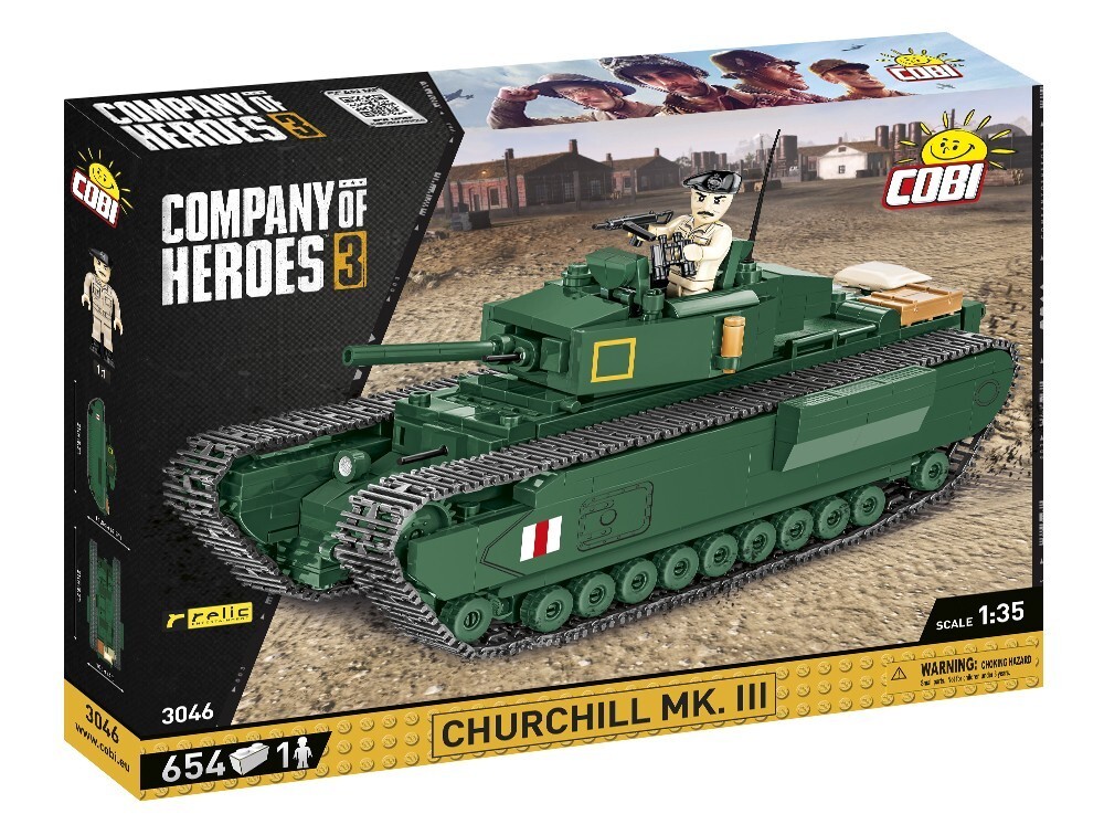 Cover: 5902251030469 | COBI 3046 - Company of Heroes III, Churchill MK.III Panzer | COBI