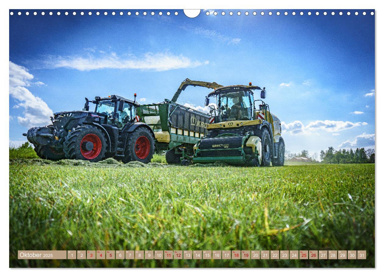 Bild: 9783457209660 | Moderne Landtechnik (Wandkalender 2025 DIN A3 quer), CALVENDO...