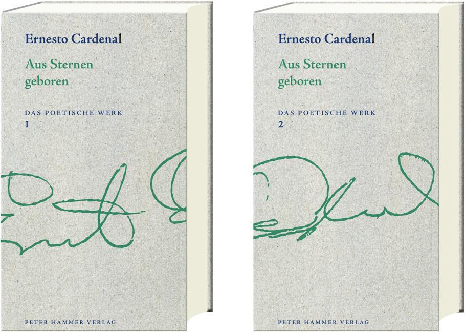Cover: 9783779504160 | Aus Sternen geboren | Das poetische Werk. 2 Bände | Ernesto Cardenal