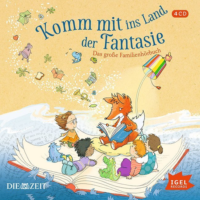Cover: 9783731312000 | Komm mit ins Land der Fantasie, 4 Audio-CD | Das große Familienhörbuch
