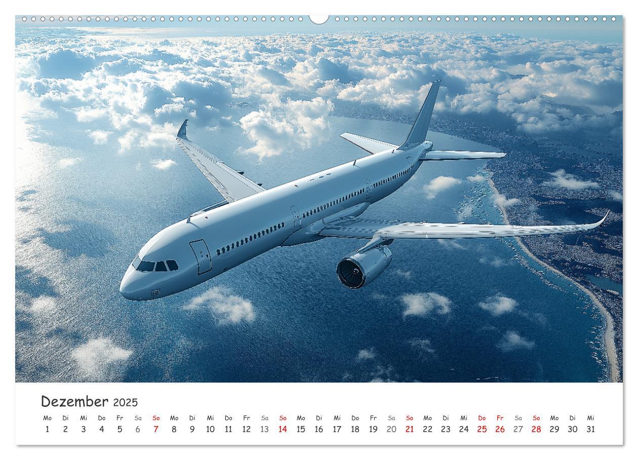 Bild: 9783457214084 | Flugzeugkalender - Die schönsten Passagiermaschinen (hochwertiger...