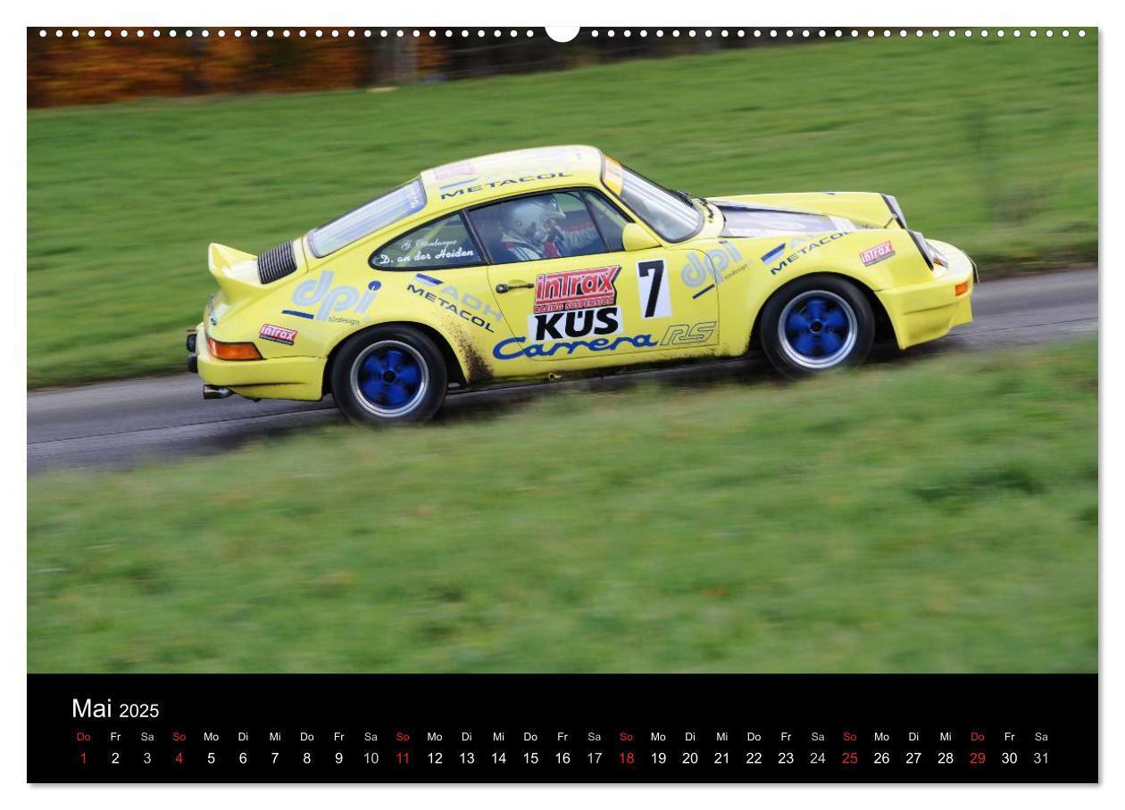 Bild: 9783435631032 | Bergrennen und Rallye im Porsche (Wandkalender 2025 DIN A2 quer),...