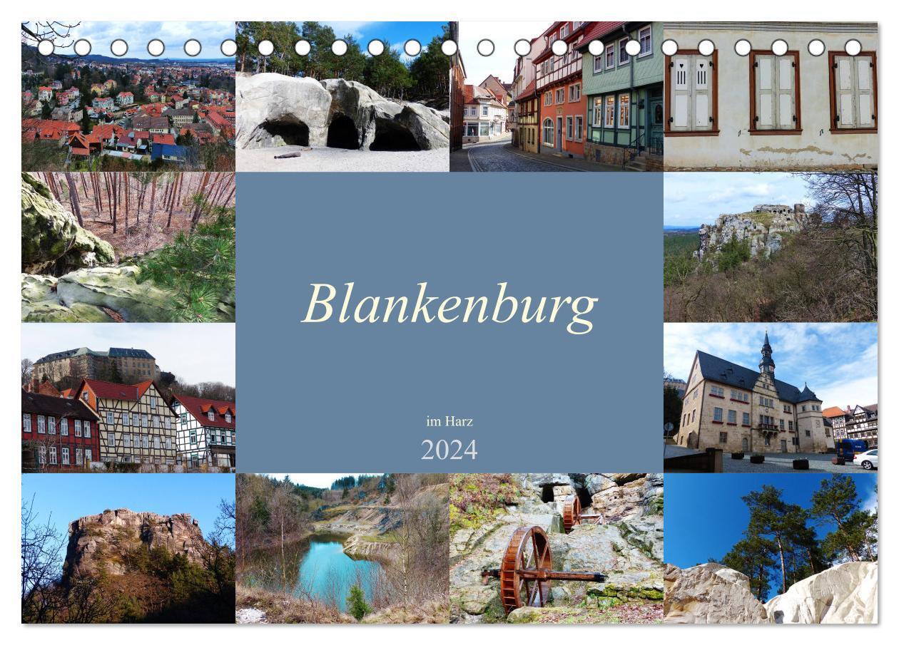 Cover: 9783675576230 | Blankenburg im Harz (Tischkalender 2024 DIN A5 quer), CALVENDO...