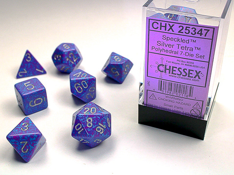 Cover: 601982021184 | Speckled® Polyhedral Silver Tetra™ 7-Die Set | deutsch | Chessex