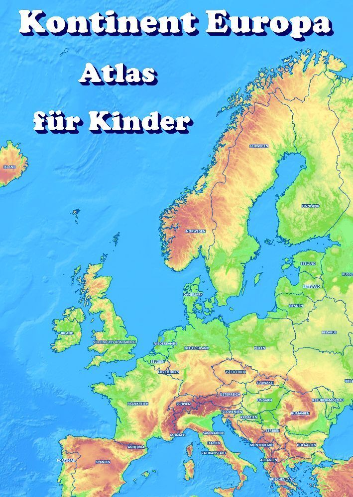 Cover: 9783347881532 | Kontinent Europa geographischer Atlas für Kinder | M&M Baciu | Buch
