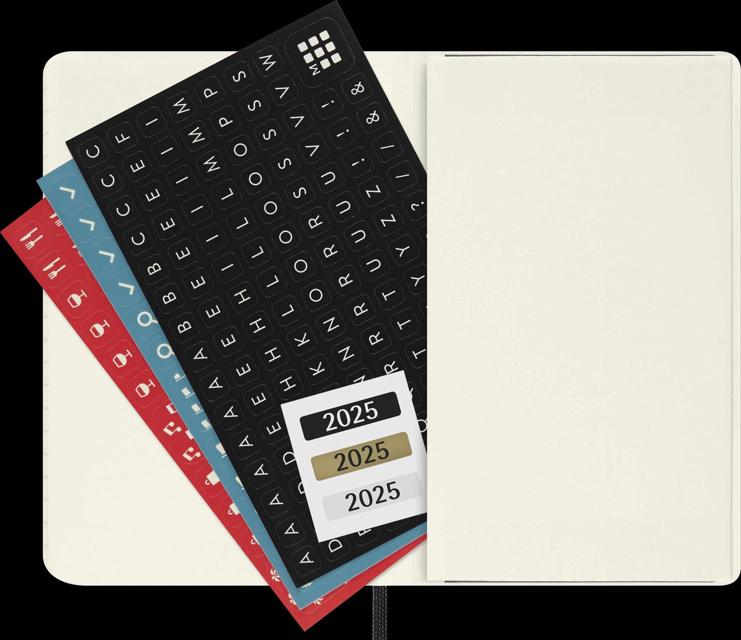 Bild: 8056999270452 | Moleskine 12 Monate Wochenkalender 2025, Pocket/A6, 1 Wo = 2...