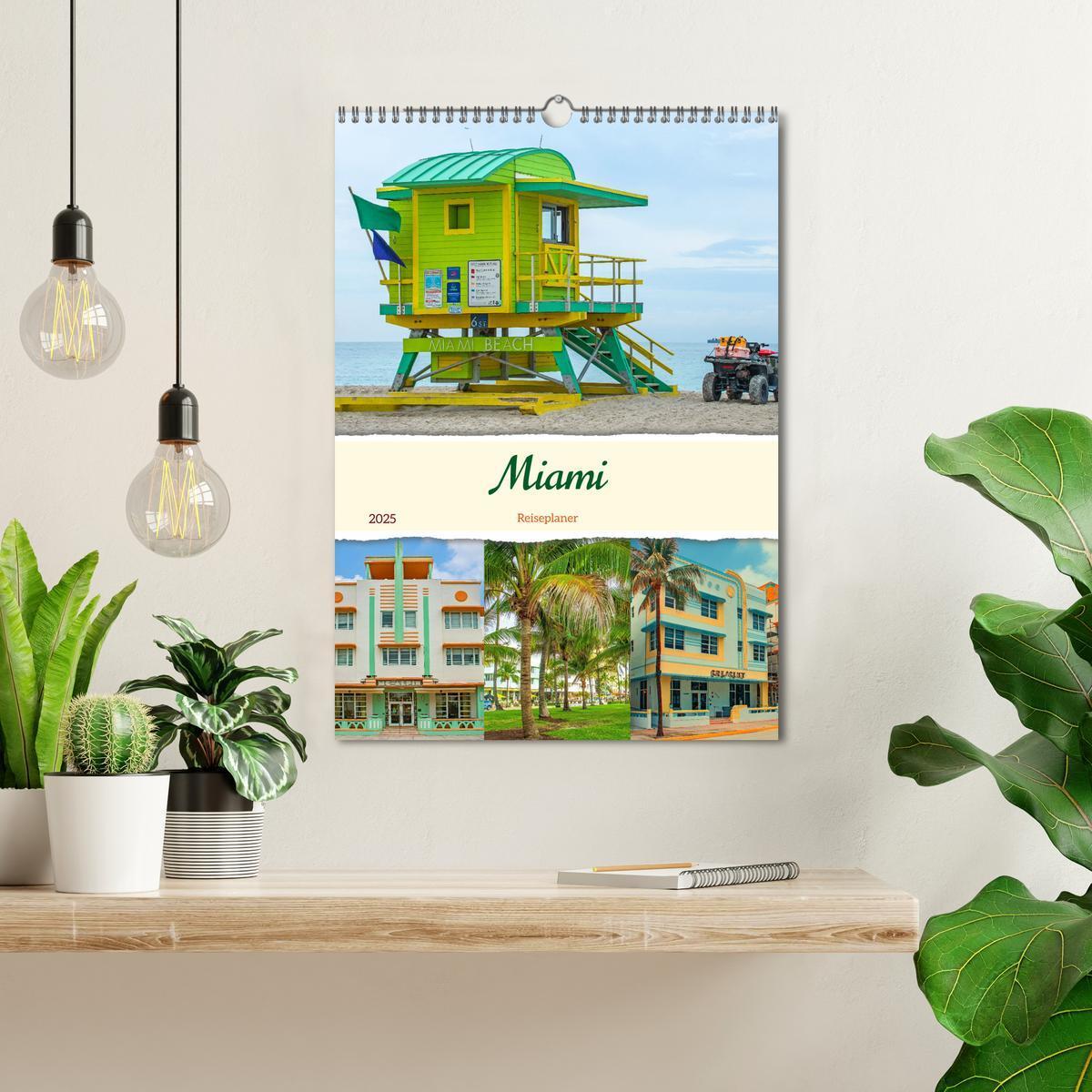 Bild: 9783457156483 | Miami - Reiseplaner (Wandkalender 2025 DIN A3 hoch), CALVENDO...