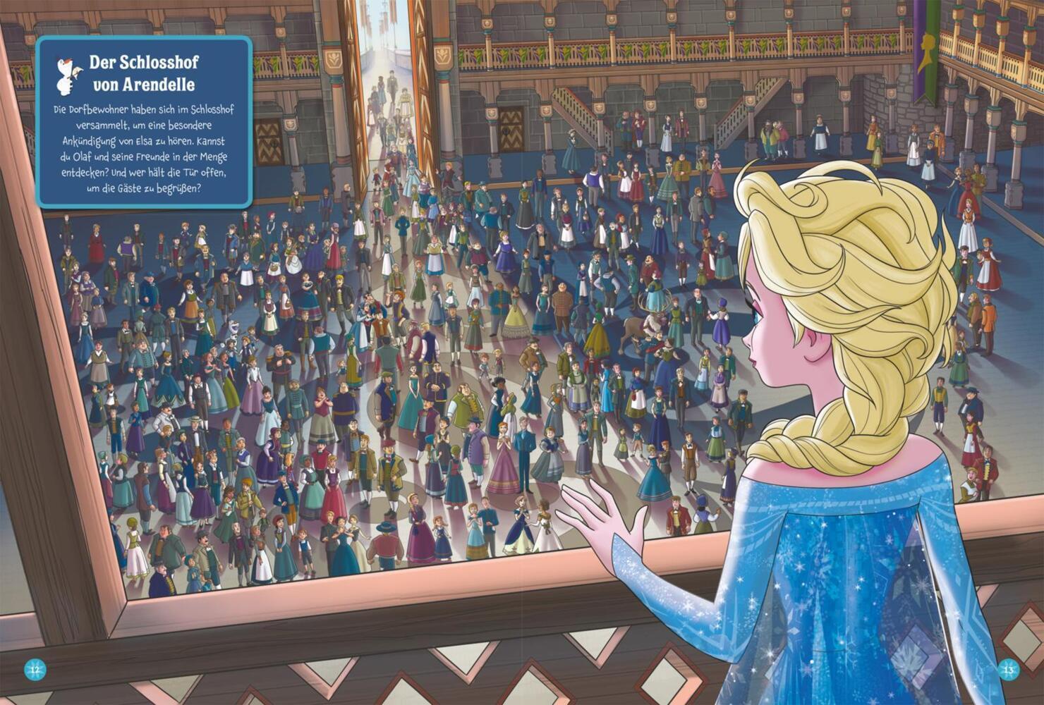 Bild: 9783845118109 | Disney Die Eiskönigin: Das große Olaf-Wimmelbuch | Walt Disney | Buch
