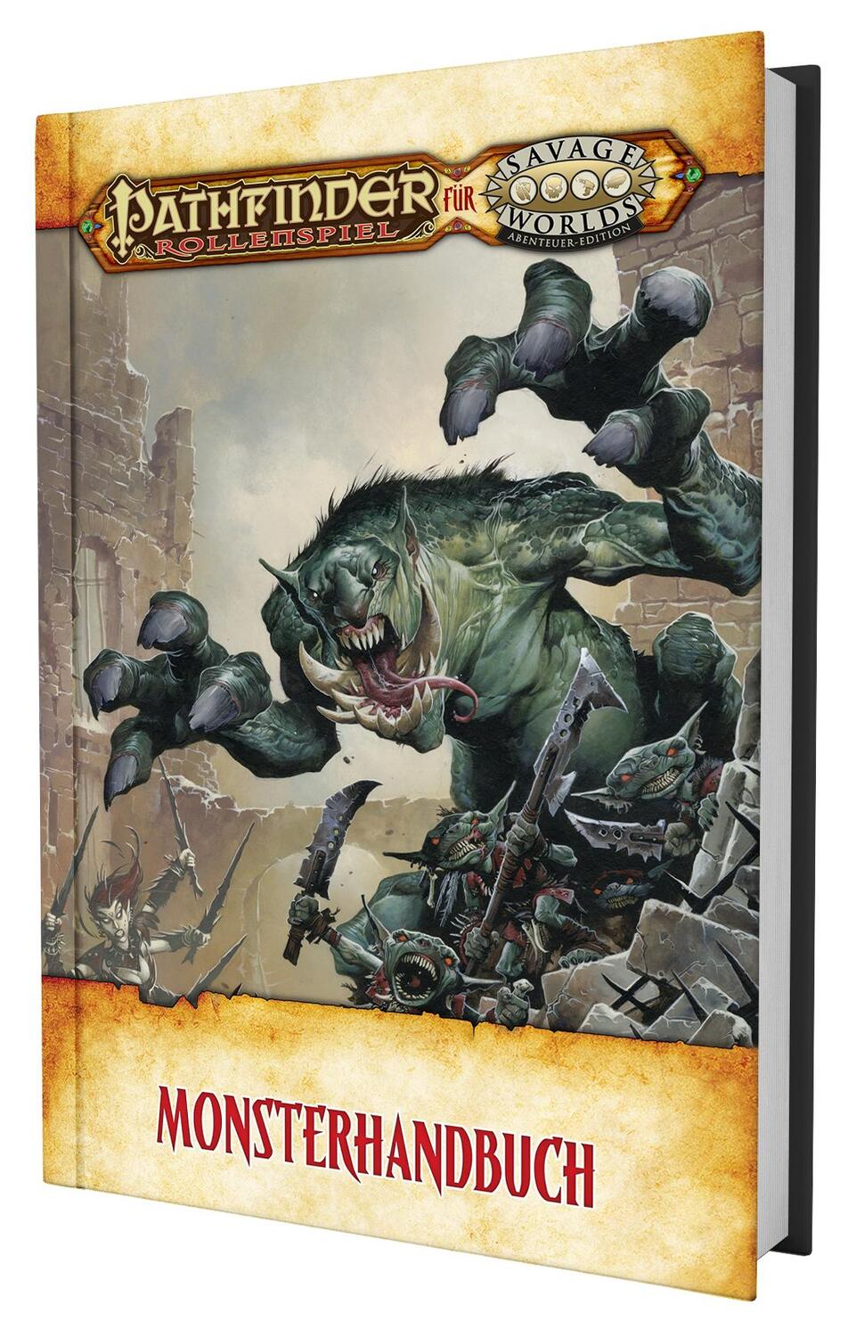 Cover: 9783963318450 | Pathfinder für Savage Worlds - Monsterhandbuch | Warner (u. a.) | Buch
