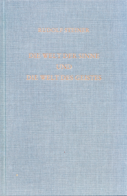 Cover: 9783727413407 | Die Welt der Sinne und die Welt des Geistes | Rudolf Steiner | Buch