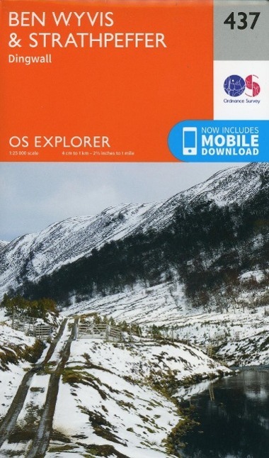 Cover: 9780319246801 | Ben Wyvis and Strathpeffer | Ordnance Survey | (Land-)Karte | Englisch