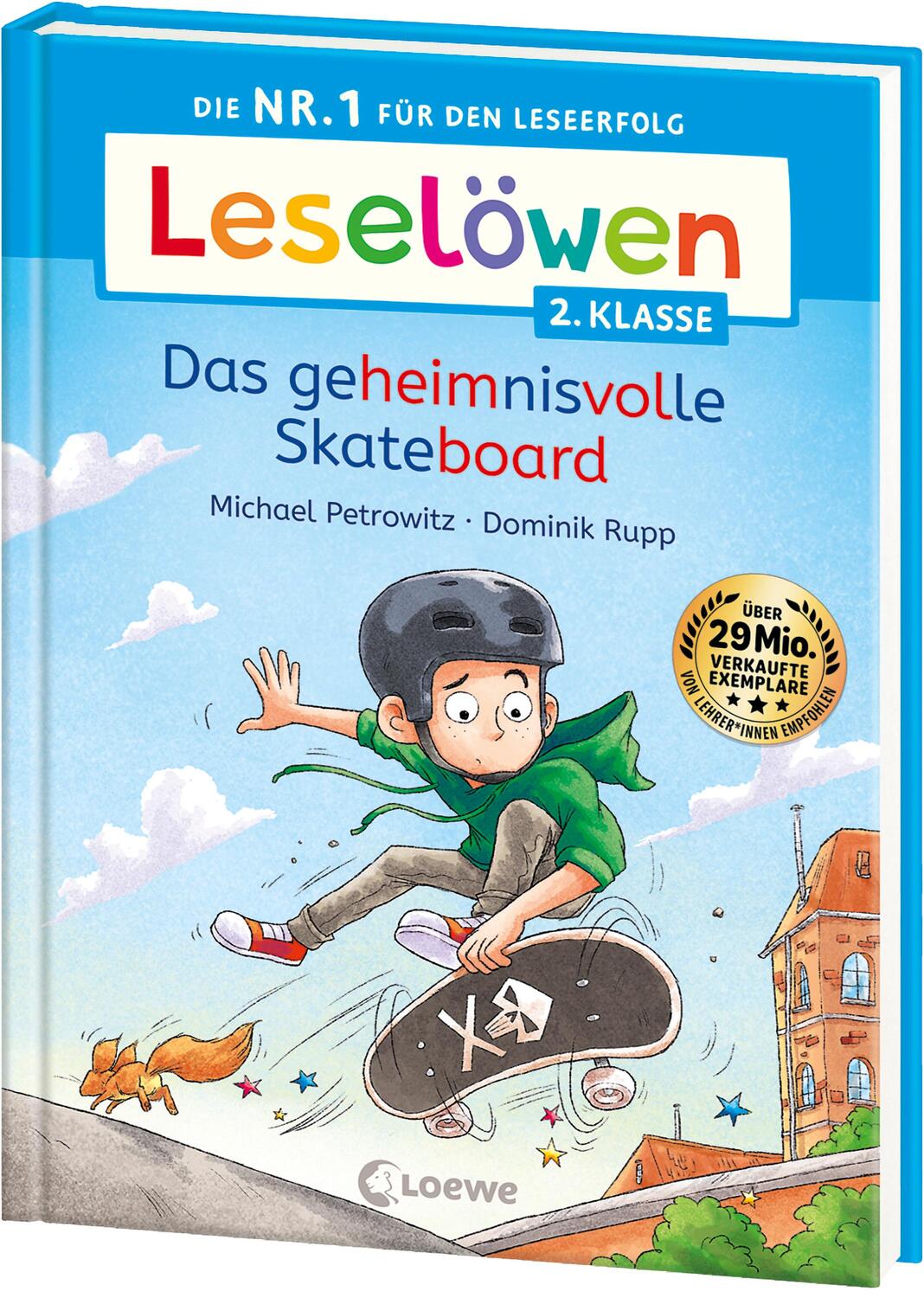 Cover: 9783743215054 | Leselöwen 2. Klasse - Das geheimnisvolle Skateboard | Petrowitz | Buch