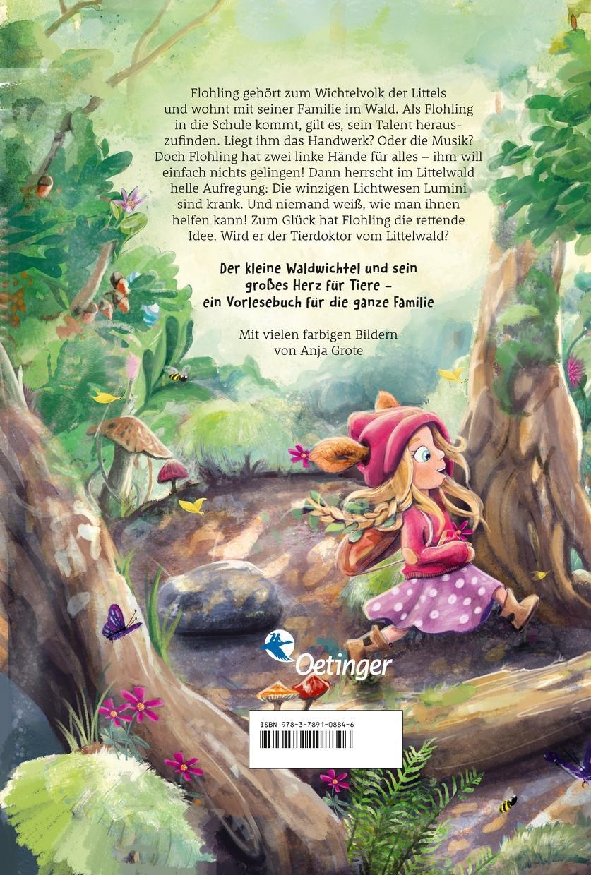 Rückseite: 9783789108846 | Der kleine Flohling | Abenteuer im Littelwald | Sandra Grimm | Buch