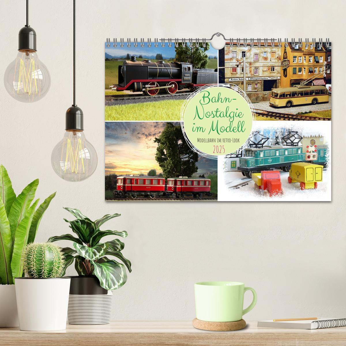 Bild: 9783383761416 | Bahn-Nostalgie im Modell (Wandkalender 2025 DIN A4 quer), CALVENDO...