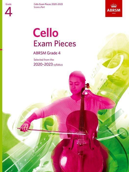 Cover: 9781786012319 | Cello Exam Pieces 2020-2023 Grade 4 | Score And Part | ABRSM | 2019