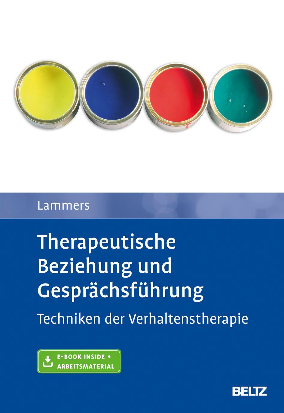 Cover: 9783621285193 | Therapeutische Beziehung und Gesprächsführung | Claas-Hinrich Lammers