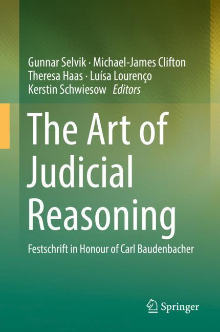 Cover: 9783030025526 | The Art of Judicial Reasoning | Gunnar Selvik (u. a.) | Buch | 2019