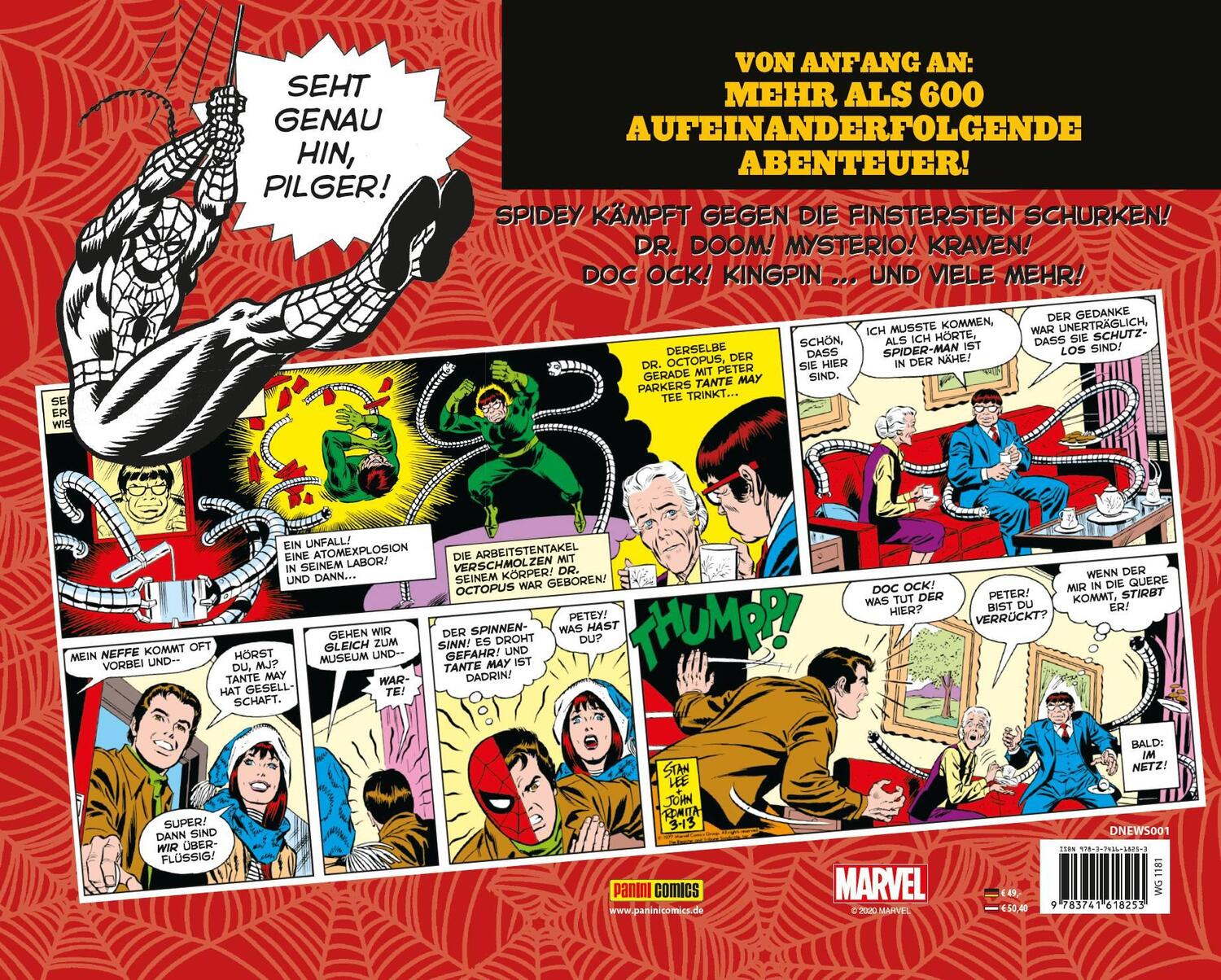 Rückseite: 9783741618253 | Spider-Man Newspaper Comics Collection | Bd. 1: 1977-1979 | Buch