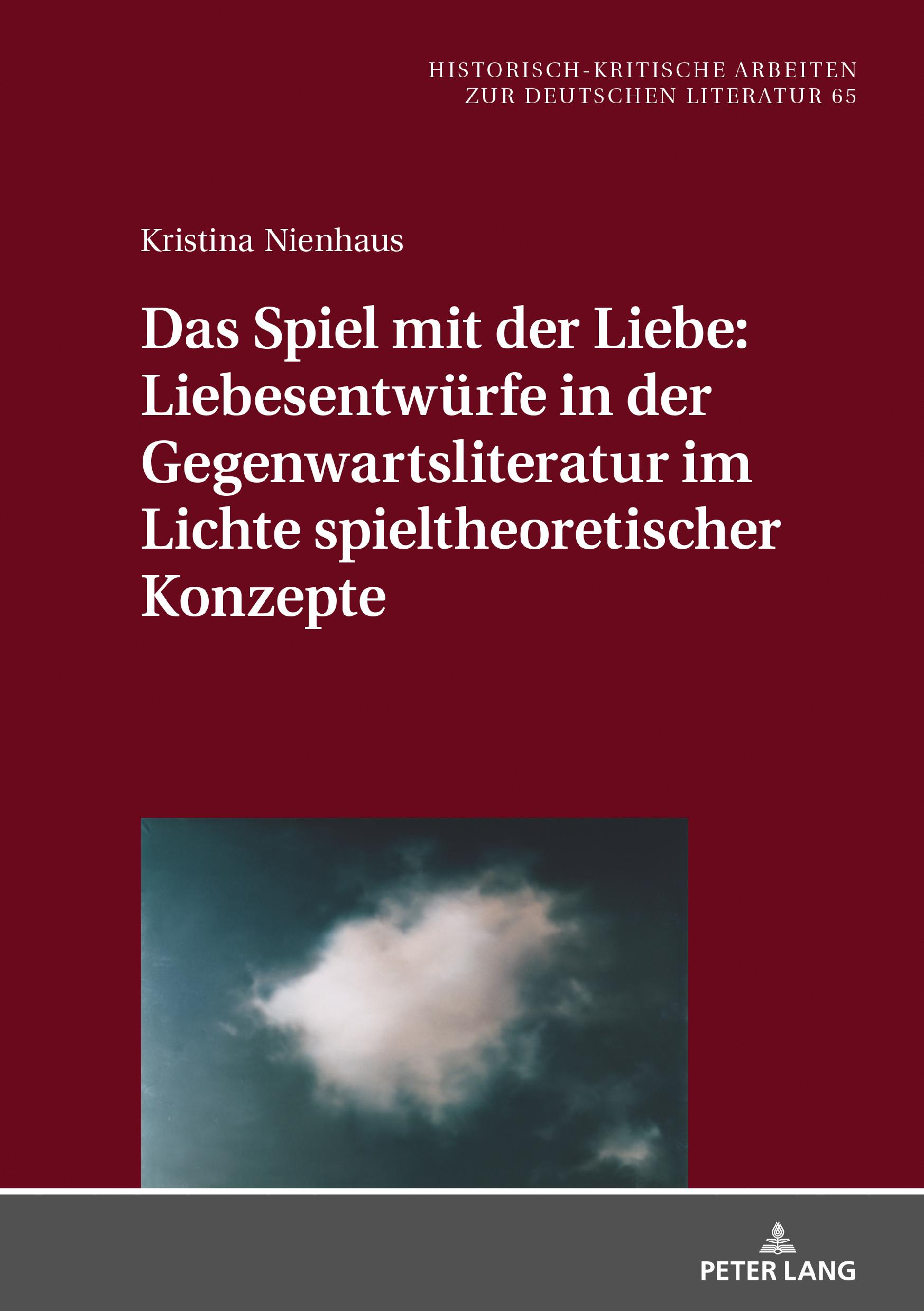 Cover: 9783631843062 | Das Spiel mit der Liebe: Liebesentwürfe in der Gegenwartsliteratur...