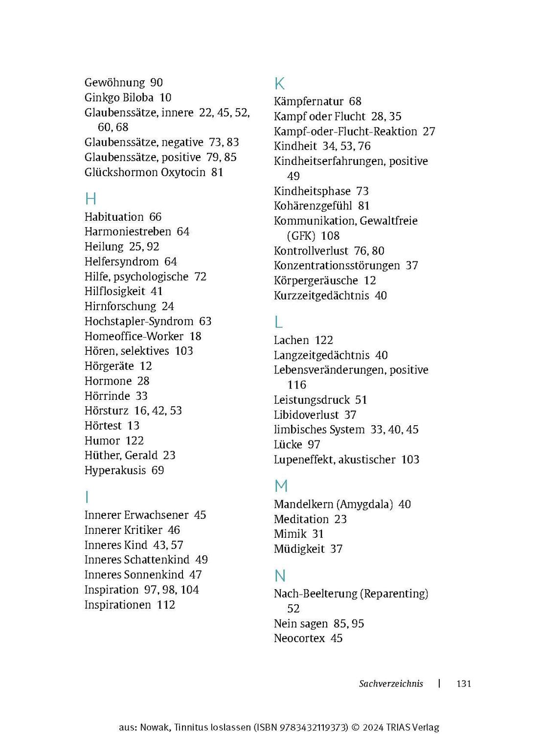 Bild: 9783432119373 | Tinnitus loslassen | Annette Nowak | Taschenbuch | Broschiert (KB)