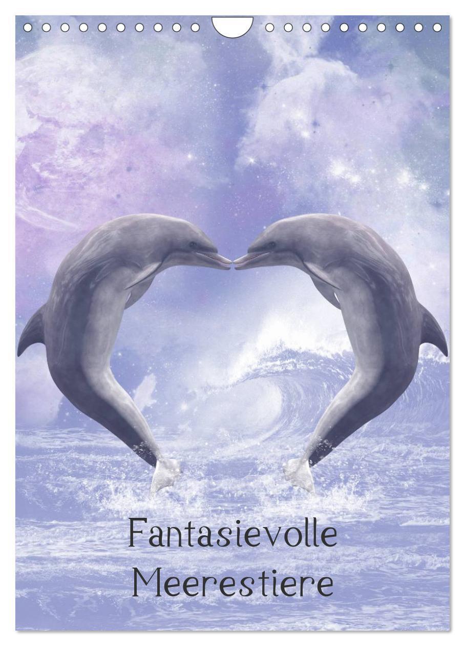 Cover: 9783383519833 | Fantasievolle Meerestiere (Wandkalender 2024 DIN A4 hoch), CALVENDO...