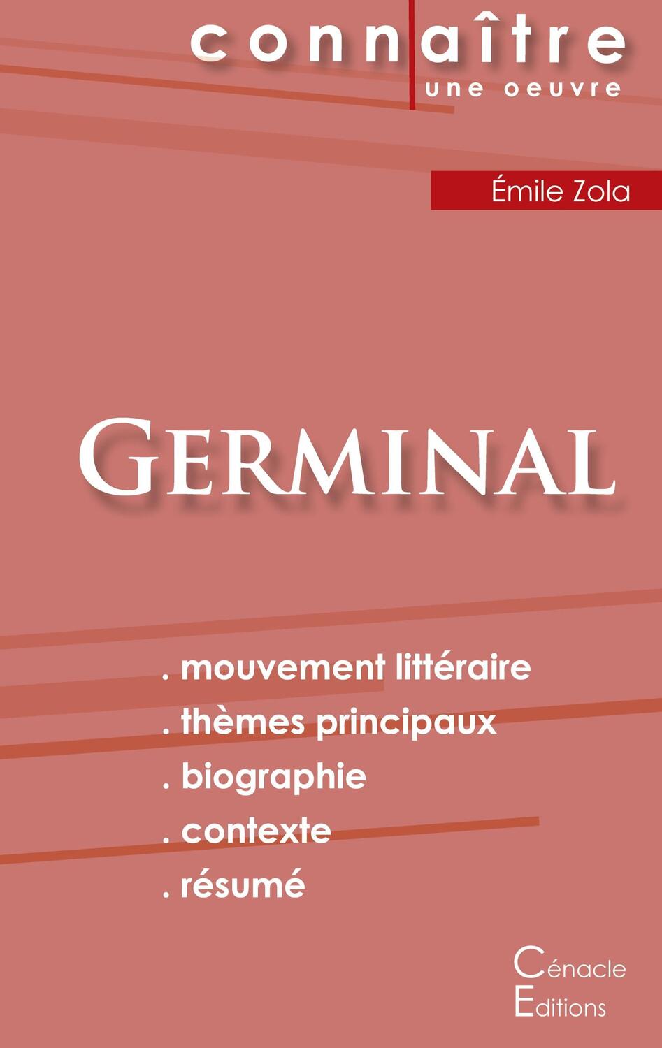 Cover: 9782367886688 | Fiche de lecture Germinal de Émile Zola (Analyse littéraire de...
