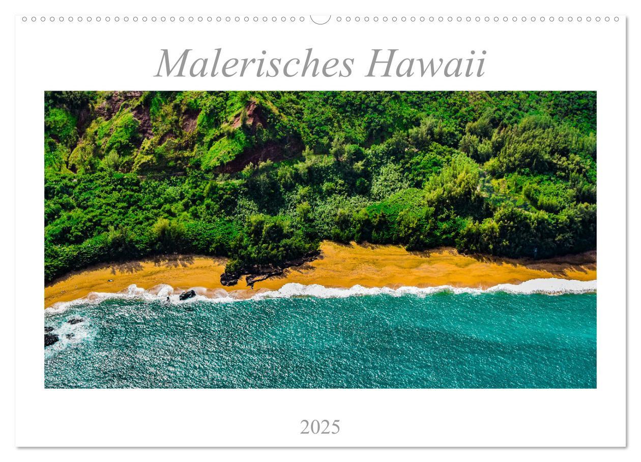 Cover: 9783435047918 | Malerisches Hawaii (Wandkalender 2025 DIN A2 quer), CALVENDO...