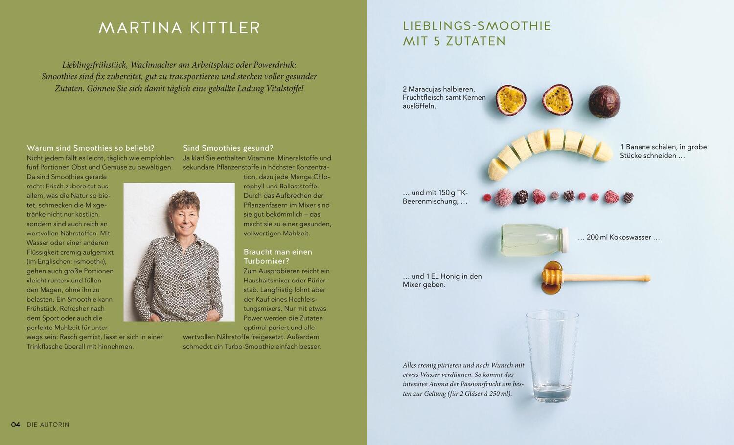 Bild: 9783833868542 | Smoothies | Martina Kittler | Taschenbuch | GU KüchenRatgeber | 64 S.