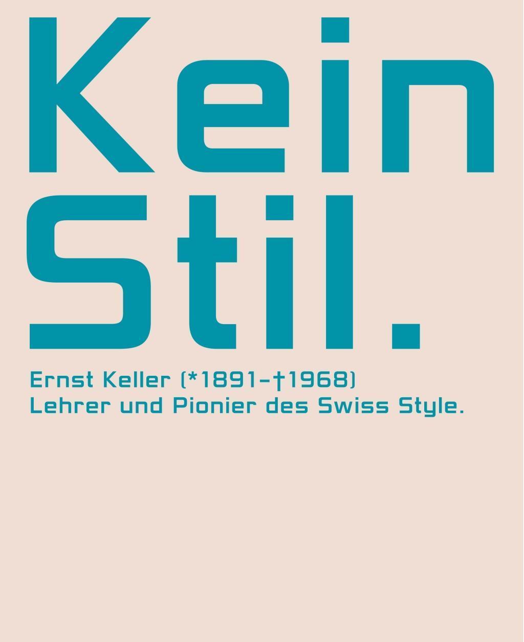 Cover: 9783038630227 | Kein Stil. Ernst Keller (1891-1968) | Vetter | Taschenbuch | 300 S.