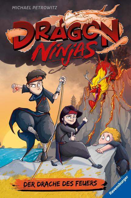 Cover: 9783473405190 | Dragon Ninjas, Band 2: Der Drache des Feuers | Michael Petrowitz
