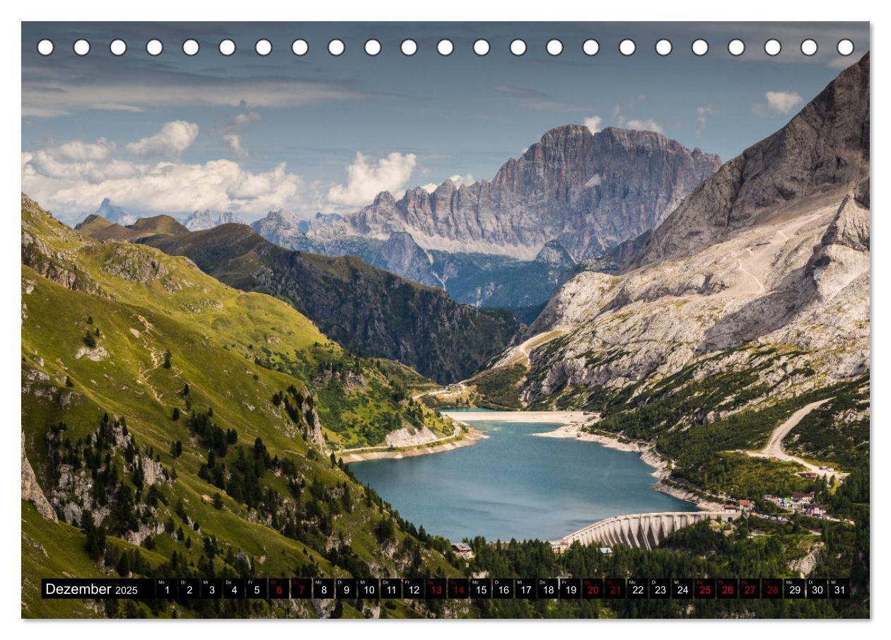 Bild: 9783435292035 | Bergseen in den Dolomiten (Tischkalender 2025 DIN A5 quer),...