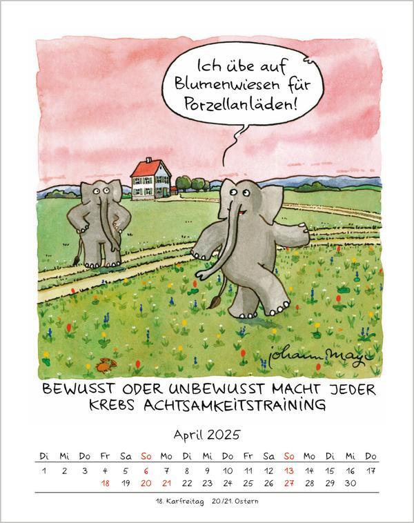 Bild: 9783731876656 | Krebs 2025 | Verlag Korsch | Kalender | Spiralbindung | 13 S. | 2025