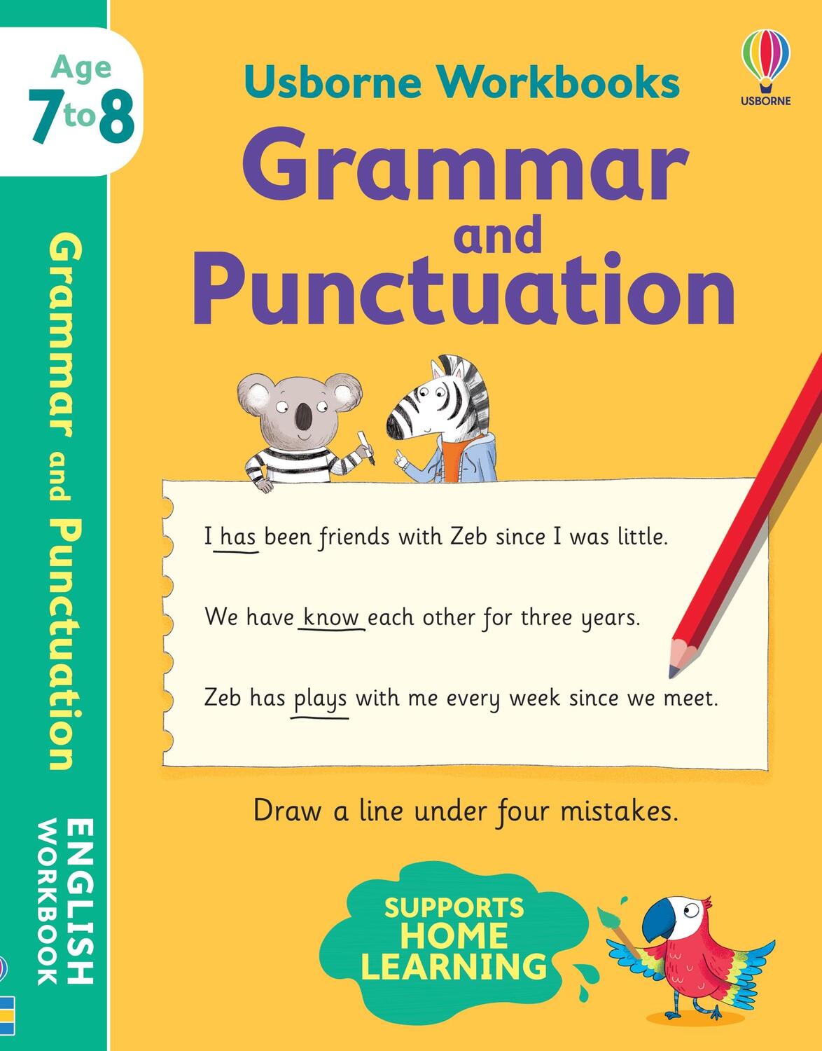 Cover: 9781474991056 | Usborne Workbooks Grammar and Punctuation 7-8 | Hannah Watson | Buch
