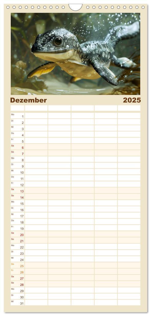 Bild: 9783457190548 | Familienplaner 2025 - Dino-Babys mit 5 Spalten (Wandkalender, 21 x...