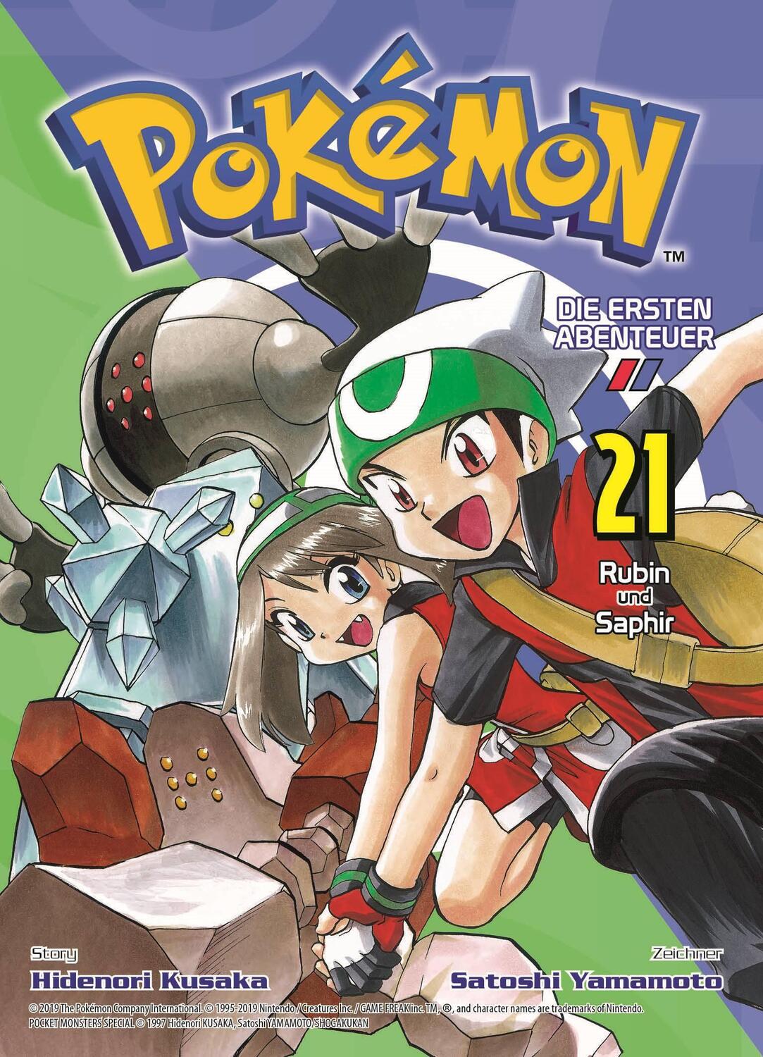 Cover: 9783741612121 | Pokémon - Die ersten Abenteuer | Bd. 21: Rubin und Saphir | Buch