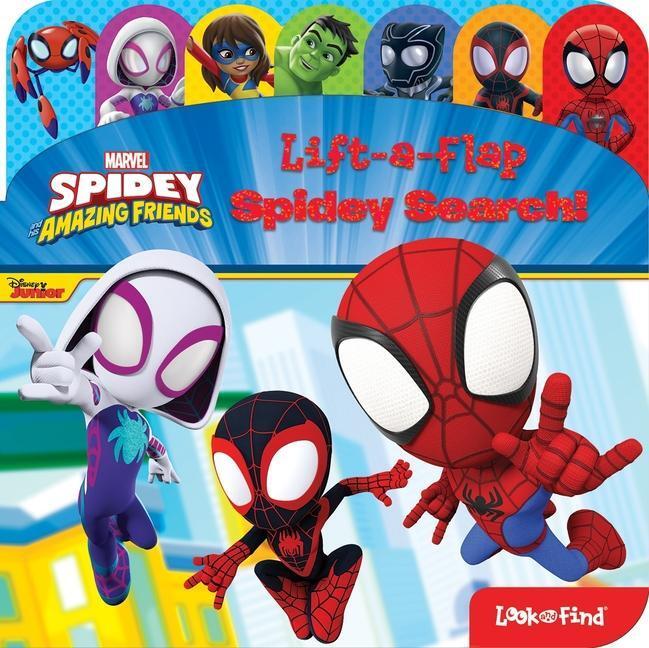 Cover: 9781503765665 | Spidey and His Amazing Friends: Spidey Search! Lift-A-Flap Look and...
