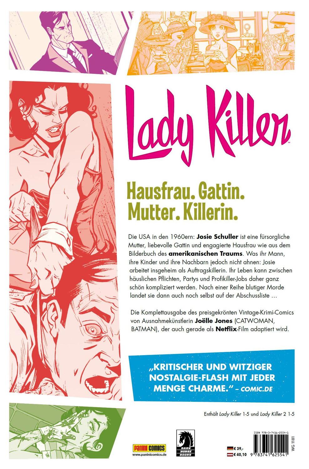 Rückseite: 9783741625541 | Lady Killer Deluxe-Gesamtausgabe | Joëlle Jones (u. a.) | Buch | 2022