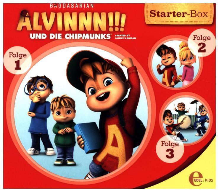 Cover: 4029759121770 | Alvinnn!!! und die Chipmunks - Starter-Box. Box.1, 3 Audio-CDs | CD