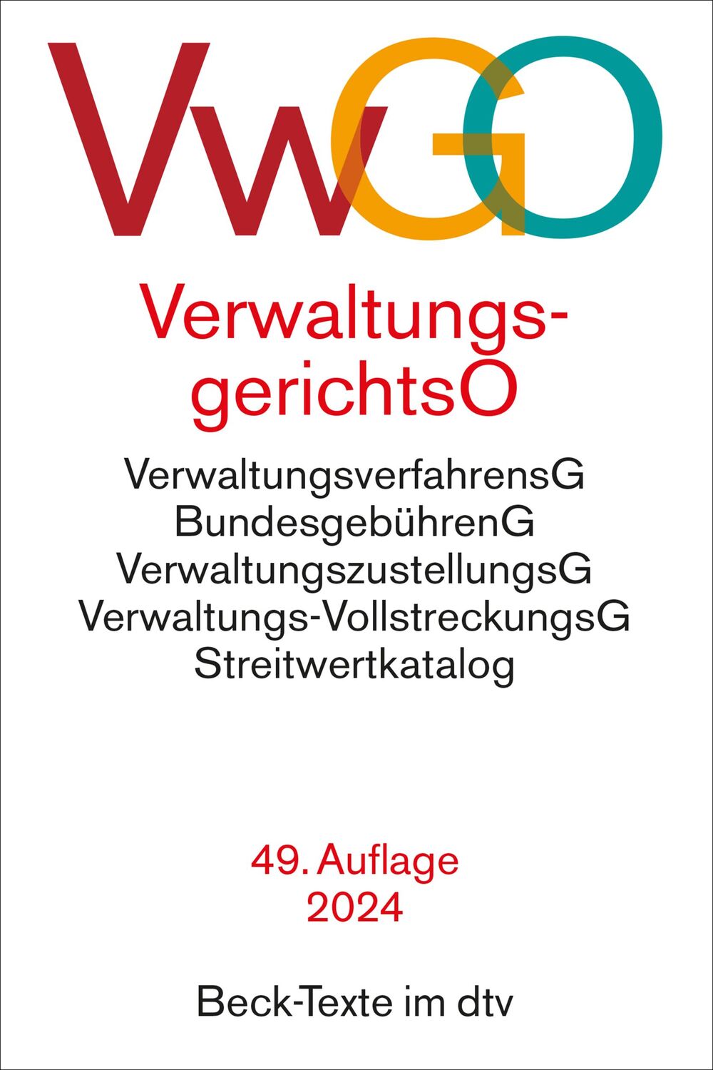 Cover: 9783423532778 | Verwaltungsgerichtsordnung, Verwaltungsverfahrensgesetz | Taschenbuch