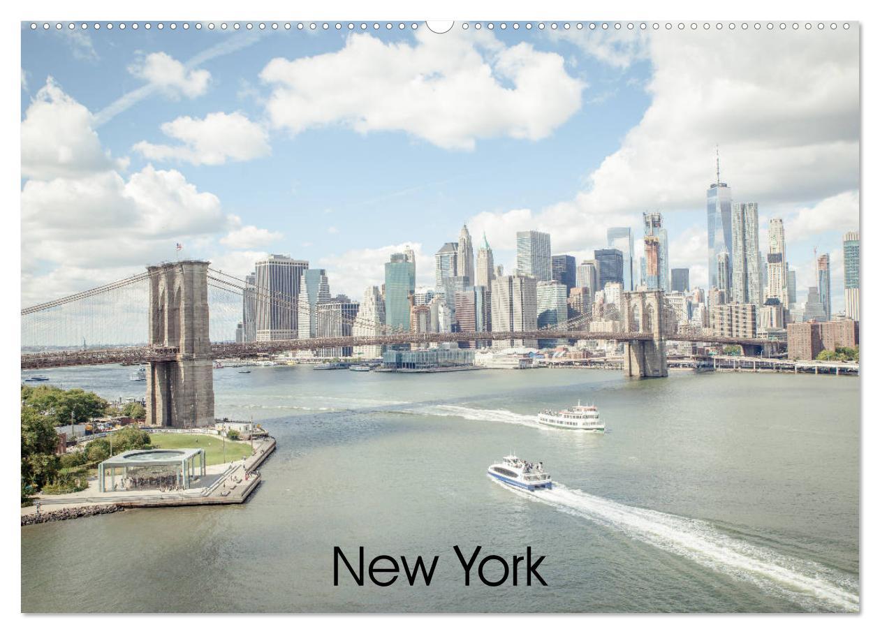 Cover: 9783435283385 | New York (Wandkalender 2025 DIN A2 quer), CALVENDO Monatskalender