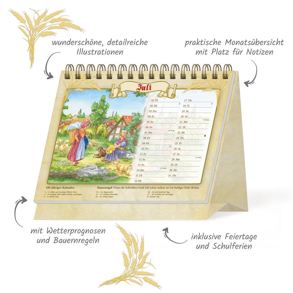 Bild: 9783988021724 | Trötsch Aufstellkalender Der 100-jährige Kalender 2025 | KG | Kalender