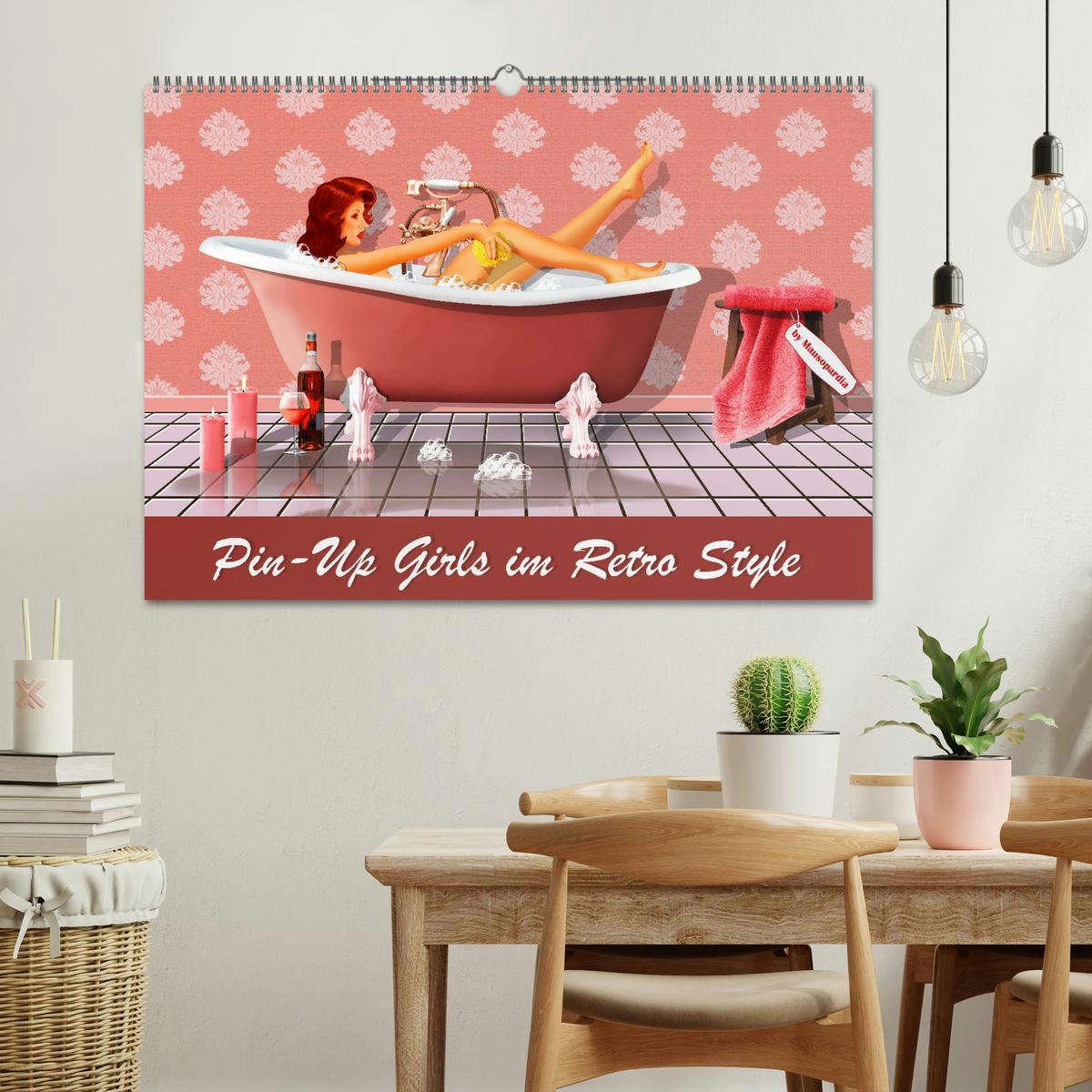 Bild: 9783435378098 | Pin-Up Girls im Retro Style by Mausopardia (Wandkalender 2025 DIN...