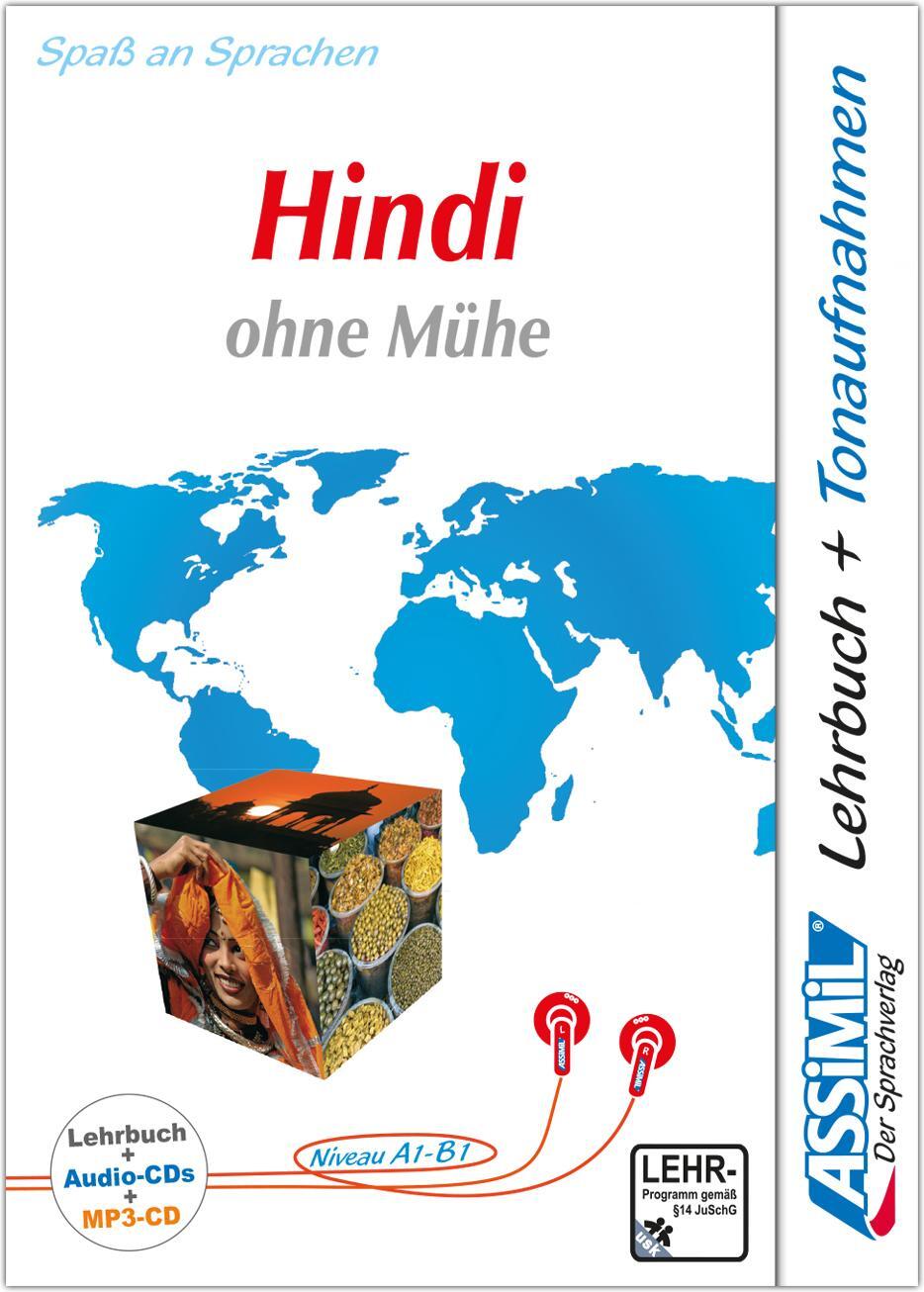 Cover: 9783896252234 | Hindi ohne Mühe. MultimediaBox | Lehrbuch und 4 Audio-CDs inkl. mp3-CD