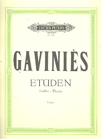 Cover: 9790014007133 | 24 Etüden für Violine | Pierre Gaviniés | Buch | Edition Peters