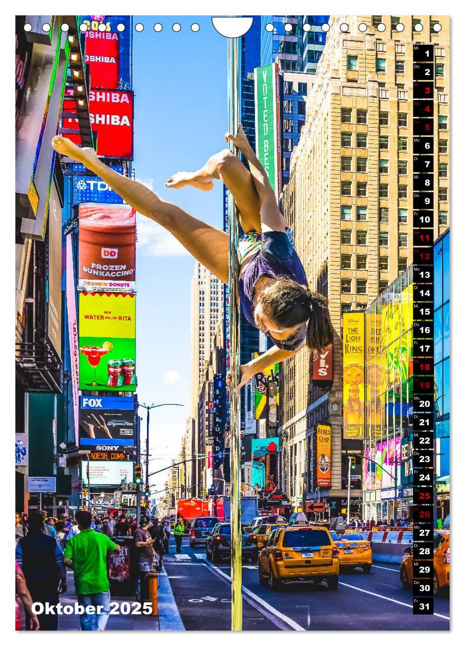 Bild: 9783435999910 | Poledance auf New Yorks Straßen (Wandkalender 2025 DIN A4 hoch),...