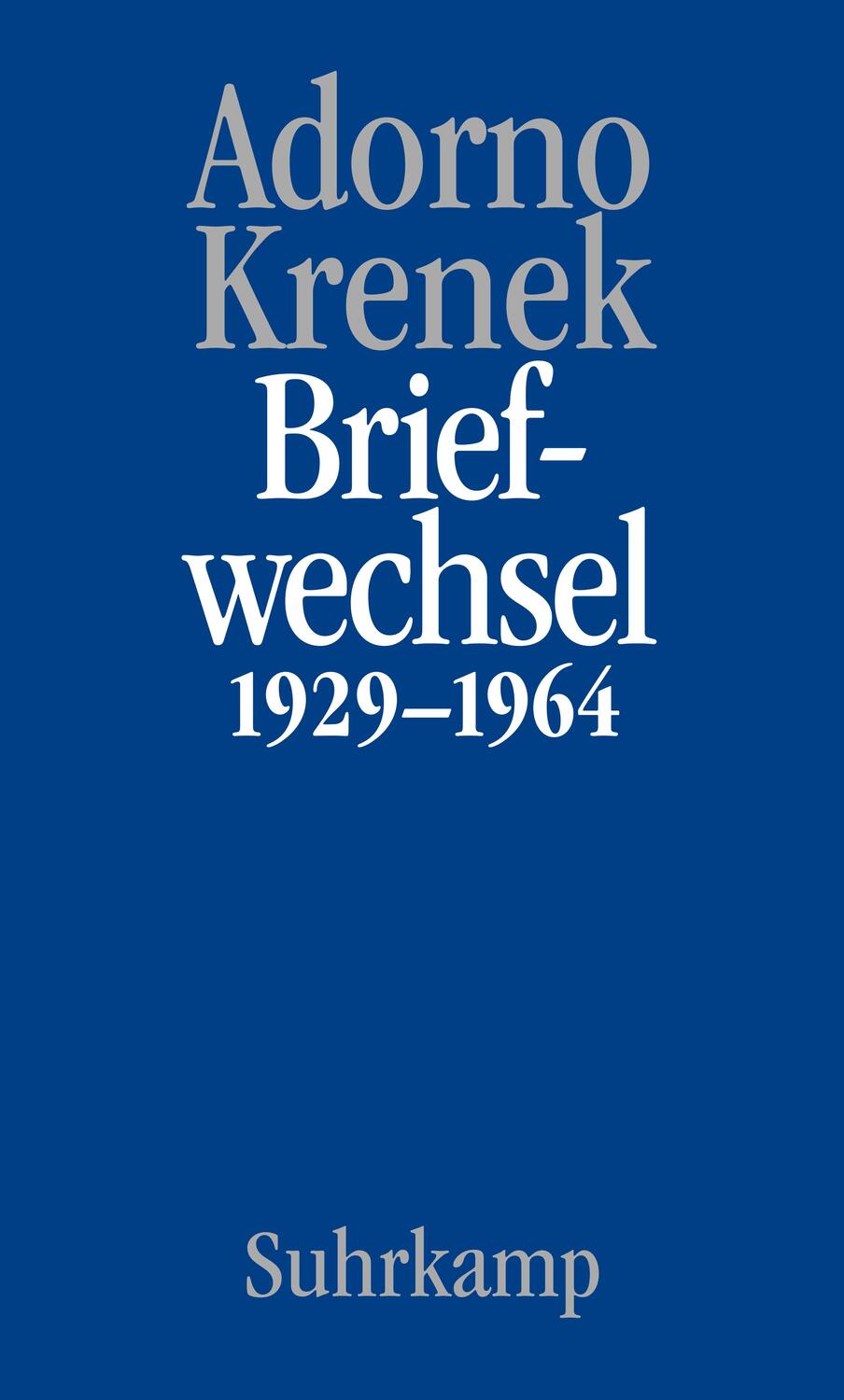Cover: 9783518587539 | Briefe und Briefwechsel | Theodor W. Adorno (u. a.) | Buch | Deutsch